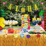 Boxtoday Tropical Luau Party Straw Grass Table Skirt Plastic Flower Decoration Hawaii Theme Wedding Birthday Summer Beach  Party Supplies