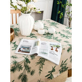 Boxtoday American Tablecloth For Table Pine Cotton Linen Print Christmas Table Cloth Dining Room Fabric Rectangular Table Coveror