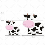 Boxtoday 12/18/36inch Farm Theme KT Board Tractor Animals Cow Pig Party Birthday Baby Shower Girls Boys Party Decor Backdrop