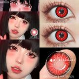 Boxtoday Color Contact Lenses For Eyes 1Pair Anime Cosplay Blue Red Colored Lenses Halloween Beautiful Pupil Yearly Eyes Contact