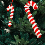 Boxtoday Reusable Candy Canes Traditional Hanging Lightweight Christmas Decoration Unique Tree Ornaments for Living Room