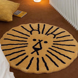 Boxtoday Modern Minimalist Girls Bedroom Dresser Non-slip Carpet Round Office Rocking Chair Non-slip Rug Home Balcony Bathroom Entry Rugs