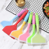 Boxtoday Silicone Spatula Wide Mouth Non-stick Scraper Steak Beef Egg Cooking Spatula Pancake Baking Tools Kitchen Cooking Shovel