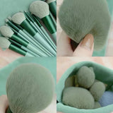 Boxtoday 13Pcs Soft Fluffy Makeup Brushes Set for Cosmetics Foundation Blush Powder Eyeshadow Kabuki Blending Makeup Brush Beauty Tool