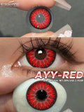 Boxtoday 1pair Colored Contact Lenses Purple Eye Lenses Yearly Cosplay Red Lenses Cosmetic Contact Helloween Soft Makeup Pupils