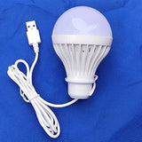 Boxtoday  Convenient USB Pendant Light LED Bulb 5W 7W Energy Saving Lamp Learning Reading Camping Outdoor Stall Lighting Camping Lamp