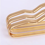 Boxtoday 5/10pcs Aluminum Alloy Clothing Hanger Golden Durable Domestic Coat   Supplies Organizer Adult Children  Hanging