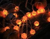 Boxtoday Halloween Decoration Led Light String Pumpkin Skull Head Eyeball Shaped Lamp String  Trick Or Treat Lantern Horror Halloween Day