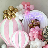 Boxtoday 110Pcs Pink Balloon Garland Baby Shower Balloons Arch Kit 18/36Inch Hot Balloon Cutout Birthday Wedding Party Decor Photo Prop