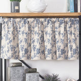 Boxtoday Window Curtain Valance Rod Pocket American Rustic Korean Living Room Bedroom Vintage Floral Print Cotton Linen Blackout Curtains