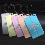 Boxtoday Fashion Metal Travel Luggage Tags Baggage Name Tags Suitcase Address Label Holder Aluminium Alloy Luggage Tag Travel Accessories