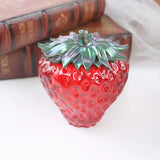 Boxtoday DIY Crystal Epoxy Resin Mold Strawberry Storage Box Fruit Storage Jar Mirror Silicone Mold