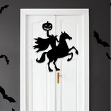 Boxtoday Halloween decoration room door stickers window decor skeleton hand pumpkin DIY devil witch hat glass window stickers ghost