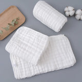 Boxtoday 1PCS Baby Rectangular Bath Towel 6-layer Gauze Super Soft Absorbent Face Towel 35*75