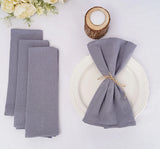 Boxtoday 50PC 30X45CM Table Cloth Napkins Cotton Durable Fabric Reusable Kitchen Dining Easter Wedding Christmas baby shower Decoration