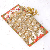 Boxtoday Packaged Gift Bows Vibrant Decorative Fabric Home Ornaments Eye-Catching Pendant for Holiday Party