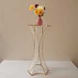 Boxtoday 10PCS Summer Vases Metal Flower Stand Acrylic Wedding Centerpieces Event Flowers Road Lead Home Party Decoration