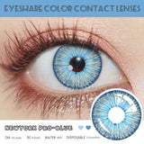 Boxtoday Colored Contact Lenses Eye for Eyes 2pcs Blue Eyes Lens Makeup Cosplay Anime Eyes Lenses Sharingan Beauty Cosmetic Lens