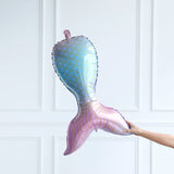 Boxtoday Mermaid Theme Birthday Party Decorations 33pcs Mermaid Tail Balloon Set Silver 30inch Number Foil Globos Baby Shower Supplies