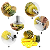 Boxtoday Pineapple Peeler Cutter Stainless Steel Convenient Spiral Pineapple Cutting Machine Fruit Peeling Corer Tool Kitchen Accessories