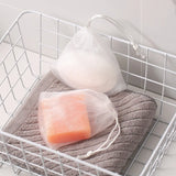 Boxtoday 10/20PCS Soap Foaming Net Portable Mesh Soap Bag Body Wash Soap Foaming Net Bag Bathroom Soap Exfoliating Mesh Bags For Shower