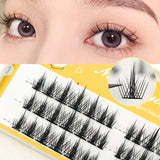 Boxtoday Manga Lashes Thick Little Devil False Eyelashes Bundles Single Cluster Segmented Natural Simulation Cos Eyelashes Eye Extension