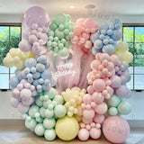 Boxtoday Macaron Rainbow Balloon Garland Arch Kit Girls Pastel Wedding Happy Birthday Party Pink Balloons Baby Shower Decoration Kid Gift