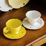 Boxtoday Spring Hollow Ceramic Cups and Saucers