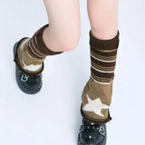 Boxtoday Gift Star Striped Leg Warmers