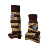 Boxtoday Gift Stars Striped Leg Warmers