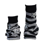 Boxtoday Gift Stars Striped Leg Warmers