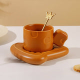 Boxtoday Toast Ceramic Cups and Saucers