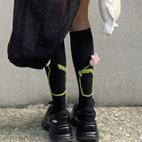 Boxtoday Gift Tulip Black Knee Socks