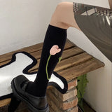 Boxtoday Gift Tulip Black Knee Socks