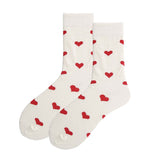 Boxtoday Gift Vintage Red Hearts Socks