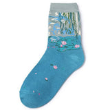 Boxtoday Gift Water Lilies Monet Socks