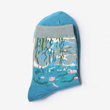 Boxtoday Gift Water Lilies Monet Socks