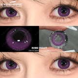 Boxtoday  1pair/2pcs Colored Contact Lenses for Eyes Blue Contacts Purple Lenses Cosplay Contact Lenses Yearly Fashion Eye Lenses