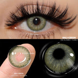 Boxtoday  1 Pair Colored Contact Lenses for Eyes Blue Contact Lenses Yearly Beautiful Pupils Fashion Contact Lenses Green Lenses