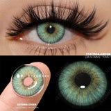 Boxtoday  1 Pair Colored Contact Lenses for Eyes Blue Contact Lenses Yearly Beautiful Pupils Fashion Contact Lenses Green Lenses