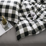 Boxtoday Heavy Grid Bedding Set