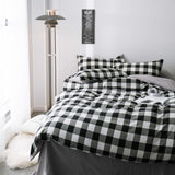 Boxtoday Heavy Grid Bedding Set