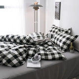 Boxtoday Heavy Grid Bedding Set