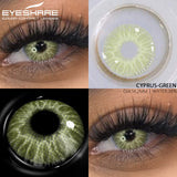 Boxtoday 1Pair Fashion Color Contact Lenses for Eyes Blue Lenses Green Eye Lens Gray Pupils Brown Contacts Yearly Color Eye Lens