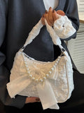 Boxtoday Gift Coquette Pearl Bowknot Bag