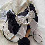 Boxtoday Gift Coquette Pearl Bowknot Bag