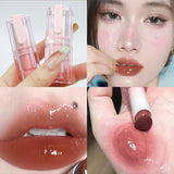 Boxtoday Mirror Water Light Lipstick Girl Mirror Water Light DuDu Lip White Lip Gloss Girl Lips Make-up New Square Tube Lipstick Girls