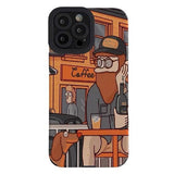 Boxtoday Gift Bearded Man With Dog IPhone Case