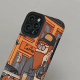 Boxtoday Gift Bearded Man With Dog IPhone Case