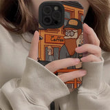 Boxtoday Gift Bearded Man With Dog IPhone Case